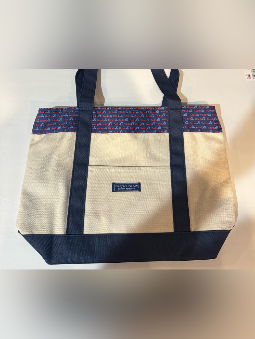 Vineyard Vines X Reddy Ice Canvas Tote Bag